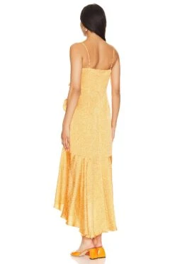 Twist Front Cut Out Midi Dress Russett -Camila coelho Shop 1STR WD233 V3