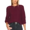 Cable Pullover Sweater Wine -Camila coelho Shop 525A WK597 V1