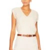 CHALECO CROPPED CABLE Cream -Camila coelho Shop 525A WK620 V1