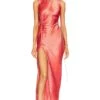 Rosalie Maxi Dress Coral -Camila coelho Shop ABER WD22 V1