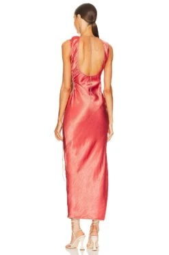 Rosalie Maxi Dress Coral -Camila coelho Shop ABER WD22 V3