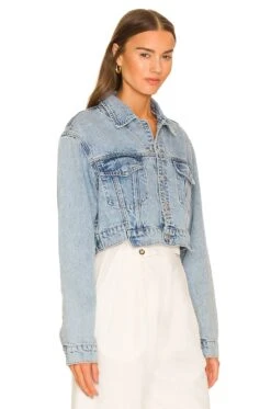 Serena Denim Jacket Blue Dawn -Camila coelho Shop AETA WO1 V2
