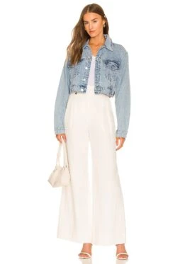 Serena Denim Jacket Blue Dawn -Camila coelho Shop AETA WO1 V4