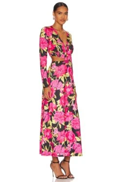 Assi Dress Fuchsia Garden -Camila coelho Shop AFFM WD159 V2