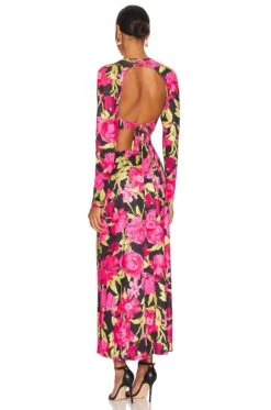 Assi Dress Fuchsia Garden -Camila coelho Shop AFFM WD159 V3