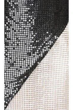 Alice + Olivia Ally Mini Dress Black & Silver 11 Alice + Olivia Ally Mini Dress Black & Silver -Camila coelho Shop ALI WD985 V5