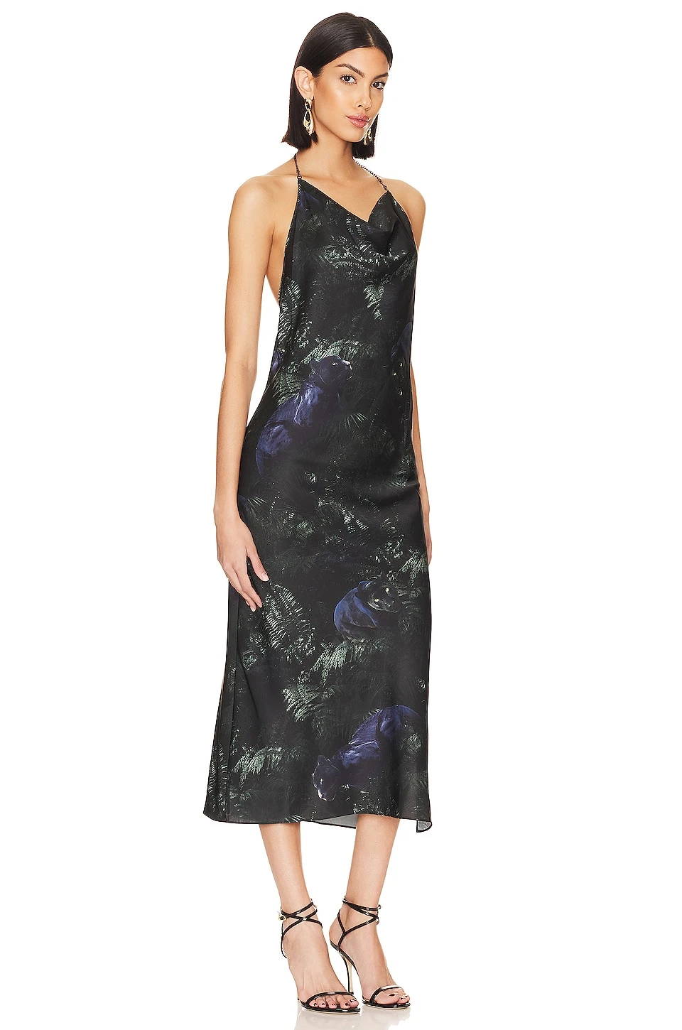 AllSaints Camille Kim Dress Jungle Green 4 AllSaints Camille Kim Dress Jungle Green - Image 2