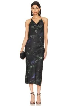 AllSaints Camille Kim Dress Jungle Green 11 AllSaints Camille Kim Dress Jungle Green -Camila coelho Shop ALLR WD139 V5