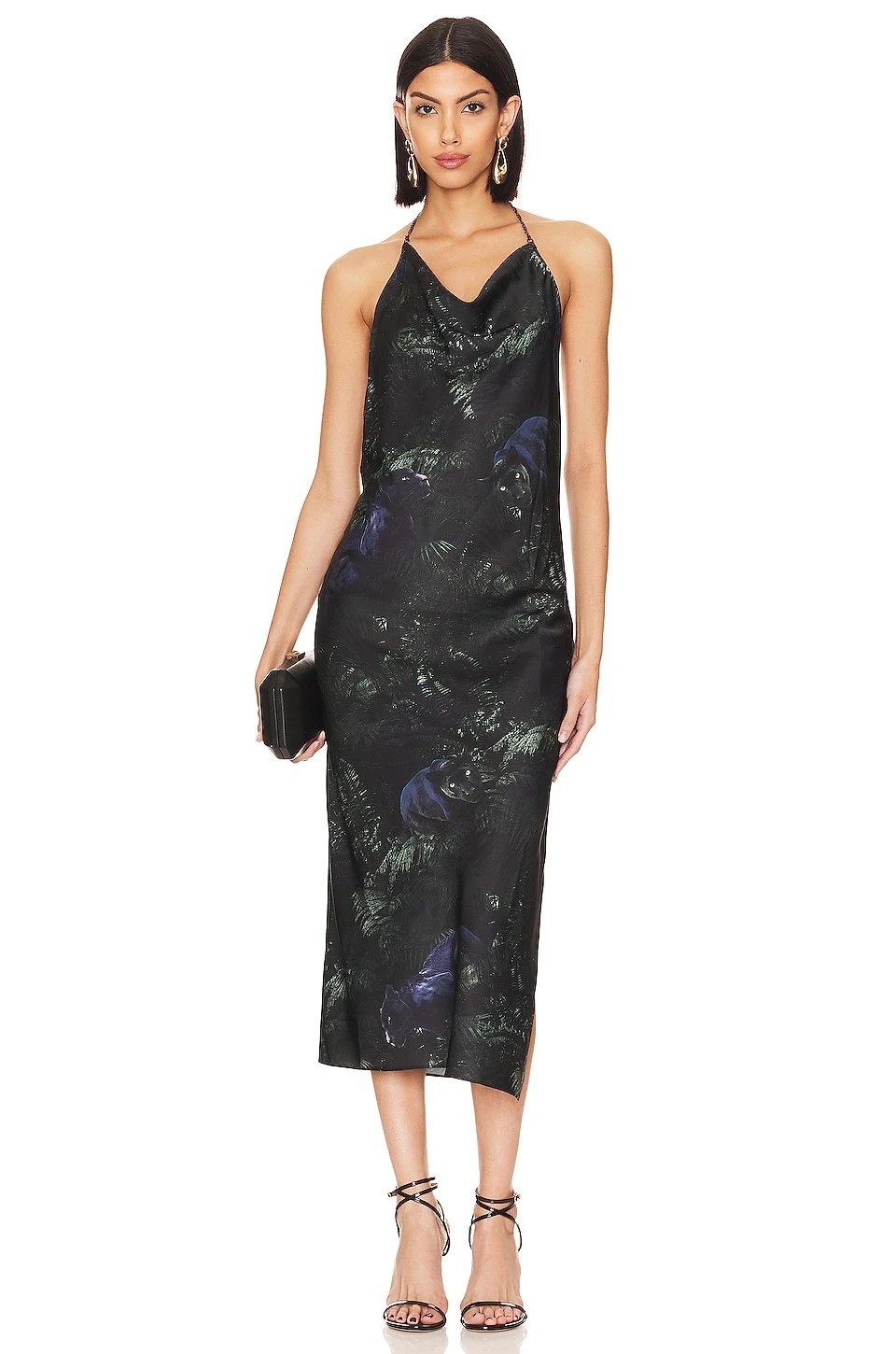 AllSaints Camille Kim Dress Jungle Green 7 AllSaints Camille Kim Dress Jungle Green - Image 5