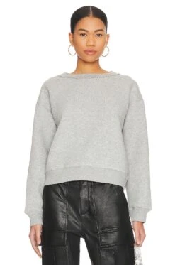 AllSaints Pippa Diamante Sweater Grey Marl