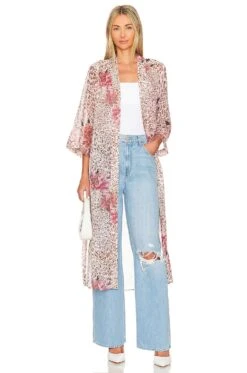 AllSaints Carine Laertes Kimono Soft Pink 9 AllSaints Carine Laertes Kimono Soft Pink -Camila coelho Shop ALLR WO141 V4