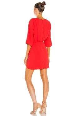 Demetra Dress Crimson 7 Demetra Dress Crimson -Camila coelho Shop AMAN WD1152 V3