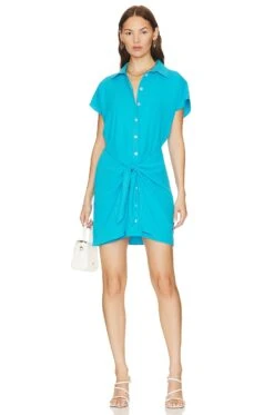 Lindy Dress Aqua