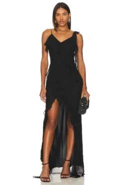 Cassilda Gown Black 13 Cassilda Gown Black -Camila coelho Shop AMAN WD1804 V1 1