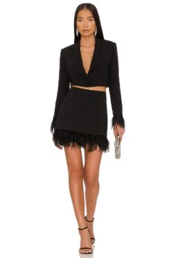 X REVOLVE Dessa Blazer Black -Camila coelho Shop AMAN WO88 V4