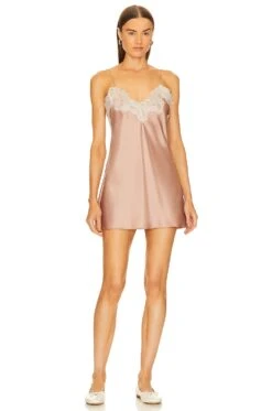 ANINE BING Romina Slip Rose Dust