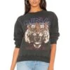 ANINE BING Tiger Sweatshirt Black -Camila coelho Shop ANIN WK20 V1