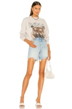 ANINE BING SUDADERA TIGER Stone -Camila coelho Shop ANIN WK77 V5