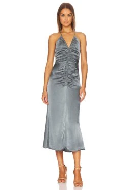 Toledo Dress Steel Blue