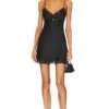 ALEXANDER WANG Slip Dress With Lace Black -Camila coelho Shop AWAR WD5 V1