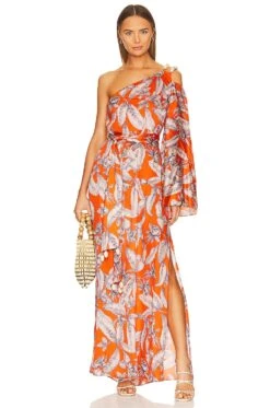 Randi Maxi Dress Maldives Orange