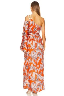 Randi Maxi Dress Maldives Orange -Camila coelho Shop AXIS WD687 V3