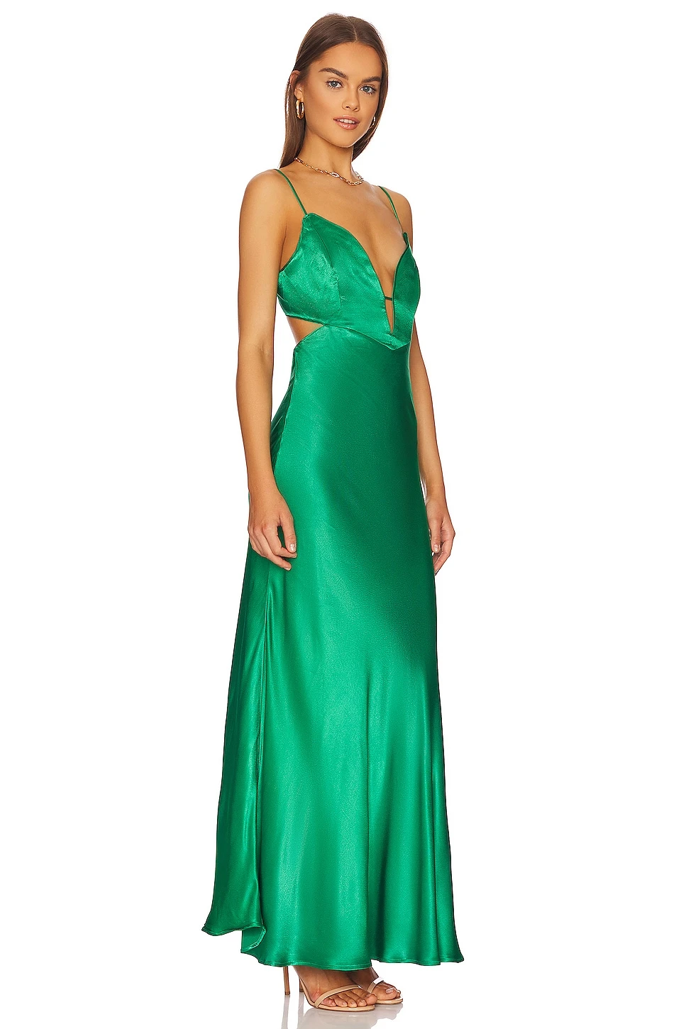 Bardot Karlotta Slip Dress Fern 4 Bardot Karlotta Slip Dress Fern - Image 2