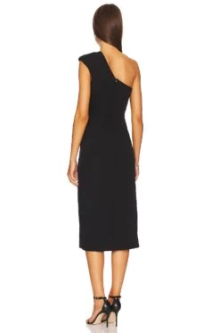 Bardot Aveline One Shoulder Dress Black -Camila coelho Shop BARD WD520 V3