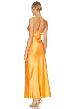BEC + BRIDGE Amber V Maxi Dress Nectarine Orange -Camila coelho Shop BECA WD463 V3