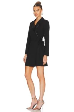 BCBGeneration Long Sleeve Mini Dress Black 9 BCBGeneration Long Sleeve Mini Dress Black -Camila coelho Shop BGEN WD933 V3