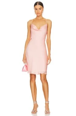 BCBGeneration Mini Slip Dress Peach Parfait