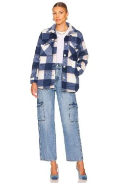 Plaid Jacket Keep Rolling -Camila coelho Shop BLAN WO290 V5