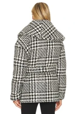 Plaid Puffer Coat Pure Emotions -Camila coelho Shop BLAN WO307 V4