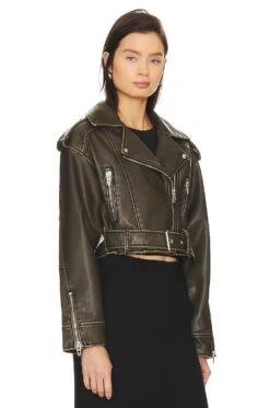 Leather Jacket Ride Off 9 Leather Jacket Ride Off -Camila coelho Shop BLAN WO357 V3
