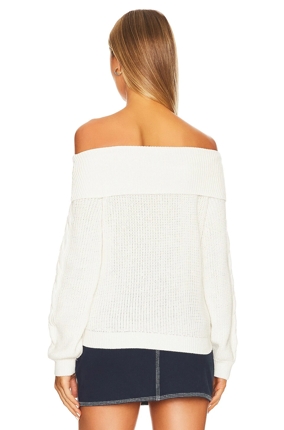JERSEY OFF THE SHOULDER Ivory 5 JERSEY OFF THE SHOULDER Ivory - Image 3
