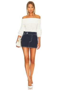 JERSEY OFF THE SHOULDER Ivory 9 JERSEY OFF THE SHOULDER Ivory -Camila coelho Shop BOBI WK171 V4