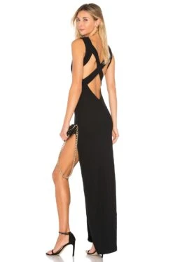 Sherry Slit Maxi Black -Camila coelho Shop BTWR WD322 V1 1