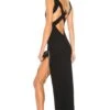 Sherry Slit Maxi Black -Camila coelho Shop BTWR WD322 V1