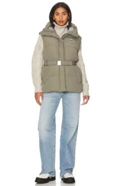 Canada Goose Rayla Vest Sagebrush -Camila coelho Shop CANA WO143 V5