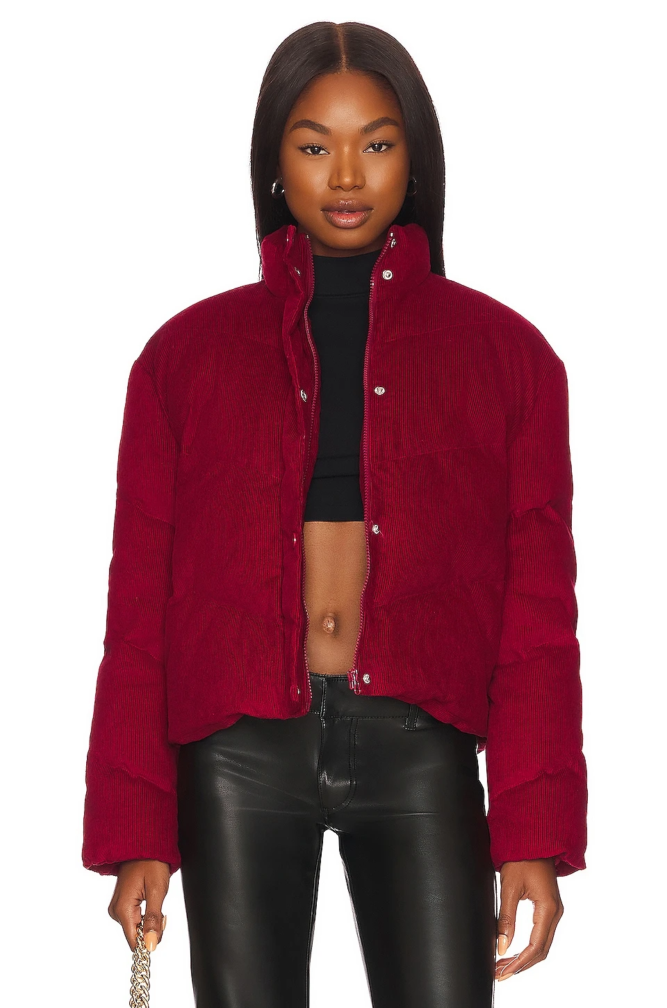 Blake Corduroy Quilted Jacket Crimson 3 Blake Corduroy Quilted Jacket Crimson