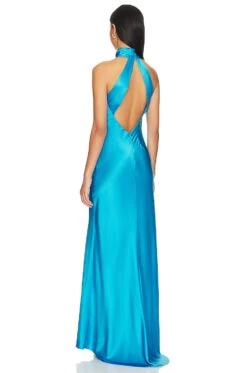 Cinq A Sept Reem Gown Atomic Blue -Camila coelho Shop CINR WD299 V3