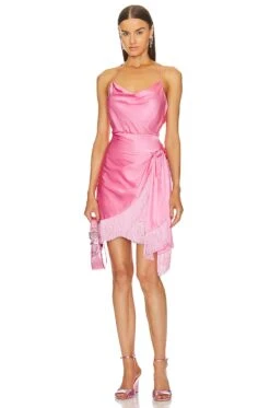 Cinq A Sept Octavia Dress Flamingo