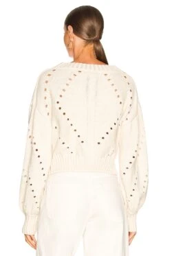 Delaney Sweater Cream -Camila coelho Shop CLEO WK9 V3