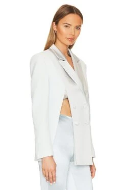 Double Breasted Blazer Baby Blue 9 Double Breasted Blazer Baby Blue -Camila coelho Shop COCA WO3 V3