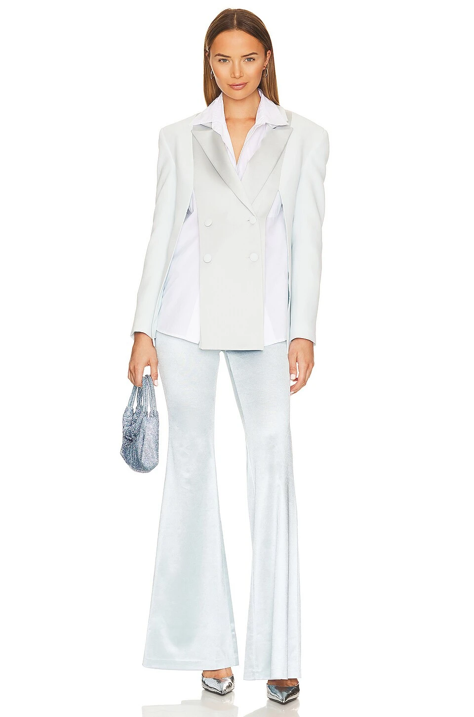 Double Breasted Blazer Baby Blue 7 Double Breasted Blazer Baby Blue - Image 5