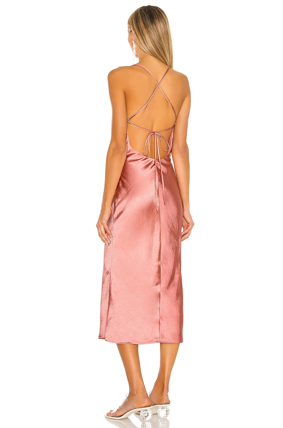 Camila Coelho Arnoldo Midi Dress Rust 6 Camila Coelho Arnoldo Midi Dress Rust - Image 4