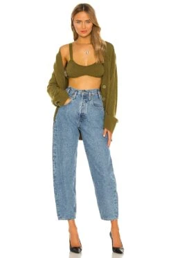 Camila Coelho Trista Oversized Cardigan Green -Camila coelho Shop COEL WK33 V4