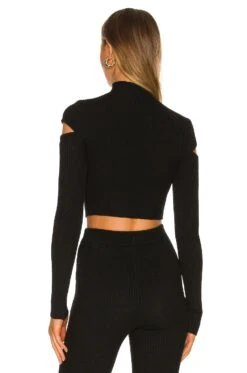 Camila Coelho Titus Sweater Black -Camila coelho Shop COEL WK61 V3