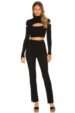Camila Coelho Titus Sweater Black -Camila coelho Shop COEL WK61 V4