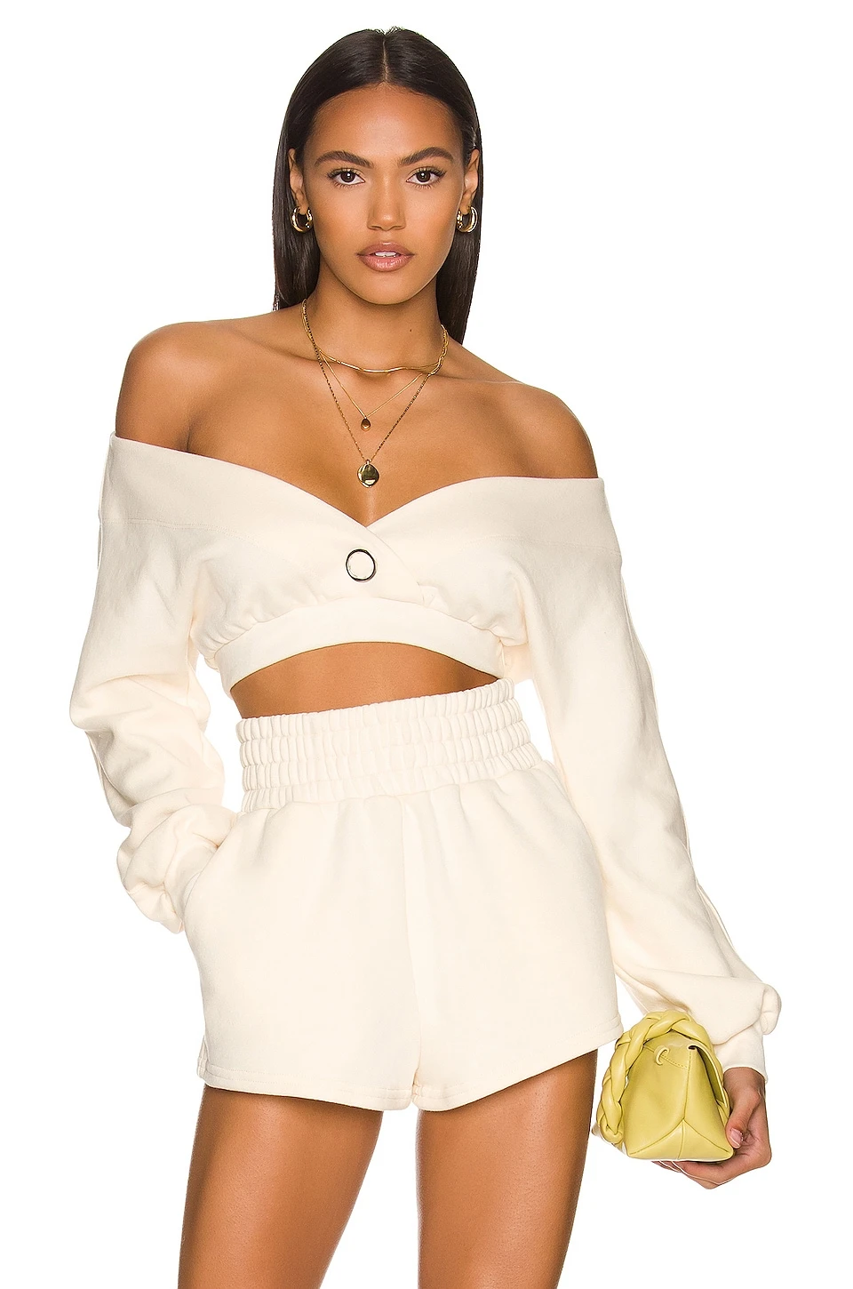 Camila Coelho Kenzie Pullover Bone 3 Camila Coelho Kenzie Pullover Bone